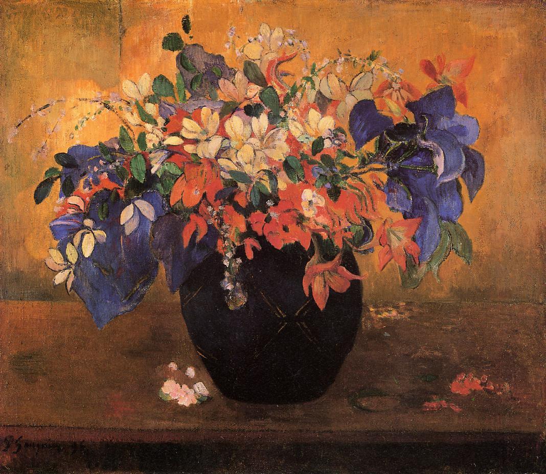 Flower Piece - Paul Gauguin Painting